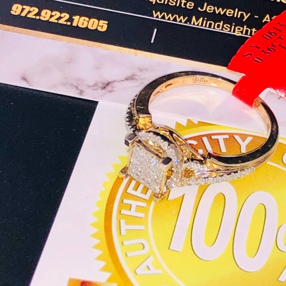 Real Diamond custom designer ring NOT CZ BEST GIFT - Picture 5 of 6